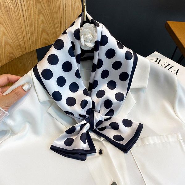 scarves 2021 print silk long scarf women luxury neckerchief summer headband female kerchief dot scarfs hairband neck for ladies, Blue;gray
scarves 2021 print silk long scarf women luxury neckerchief summer headband female kerchief dot scarfs hairband neck for ladies, Blue;gray