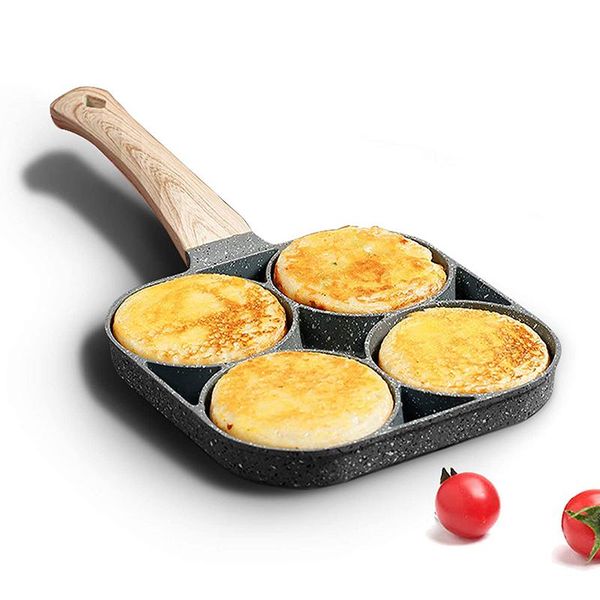 pans four-hole frying pot thickened omelet pan black non-stick egg steak ham pancake wooden handle kitchen cooking breakfast maker
pans four-hole frying pot thickened omelet pan black non-stick egg steak ham pancake wooden handle kitchen cooking breakfast maker