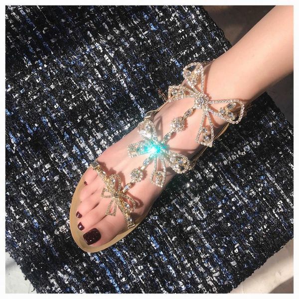 sandals 2021 summer crystal light gold buckle flat rhinestone female fairy wind bottom, Black
sandals 2021 summer crystal light gold buckle flat rhinestone female fairy wind bottom, Black