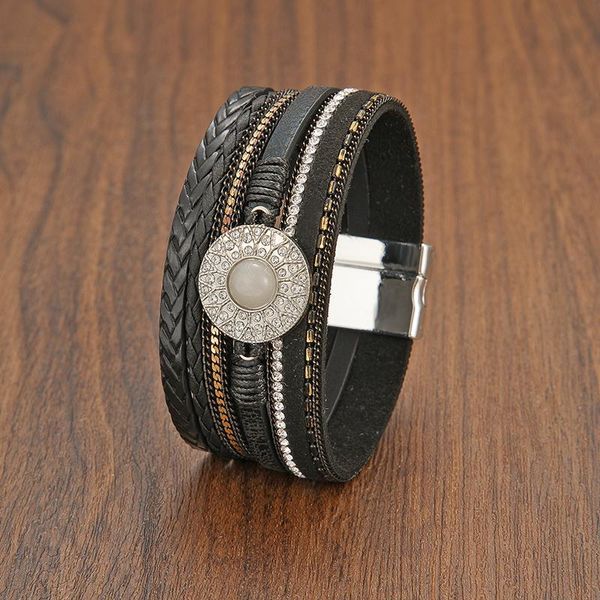 charm bracelets tehao 2021 women's leather pearl beaded bracelet bohemian multilayer wrap wide and bangle summer jewelry, Golden;silver
charm bracelets tehao 2021 women's leather pearl beaded bracelet bohemian multilayer wrap wide and bangle summer jewelry, Golden;silver
