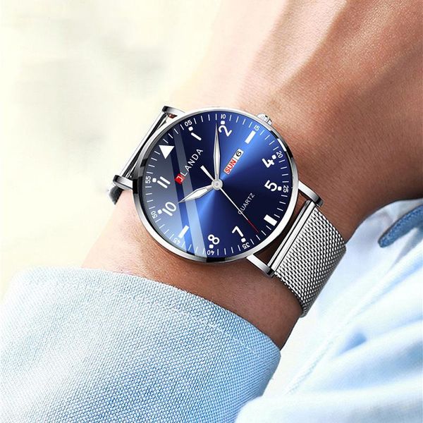 wristwatches jlanda mens fashion watches ultra thin men business stainless steel mesh belt quartz watch luminous clock relogio masculino 650, Slivery;brown
wristwatches jlanda mens fashion watches ultra thin men business stainless steel mesh belt quartz watch luminous clock relogio masculino 650, Slivery;brown