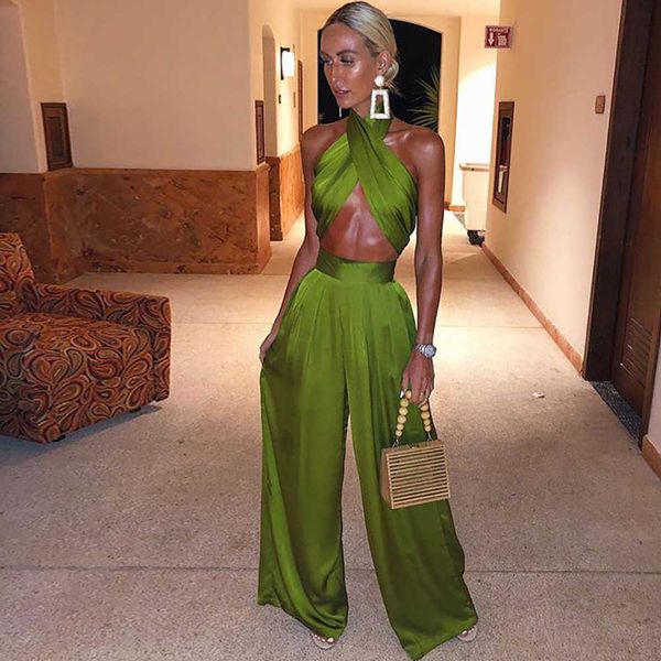 ocstrade jumpsuiit women summer arrival green halter backless bodycon jumpsuit night club birthday outfits 210527, Black;white
ocstrade jumpsuiit women summer arrival green halter backless bodycon jumpsuit night club birthday outfits 210527, Black;white