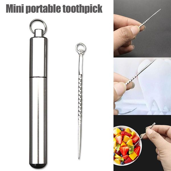 portable silver toothpick outdoor reusable fruit picks for camping picnic 2021 l5 #4
portable silver toothpick outdoor reusable fruit picks for camping picnic 2021 l5 #4