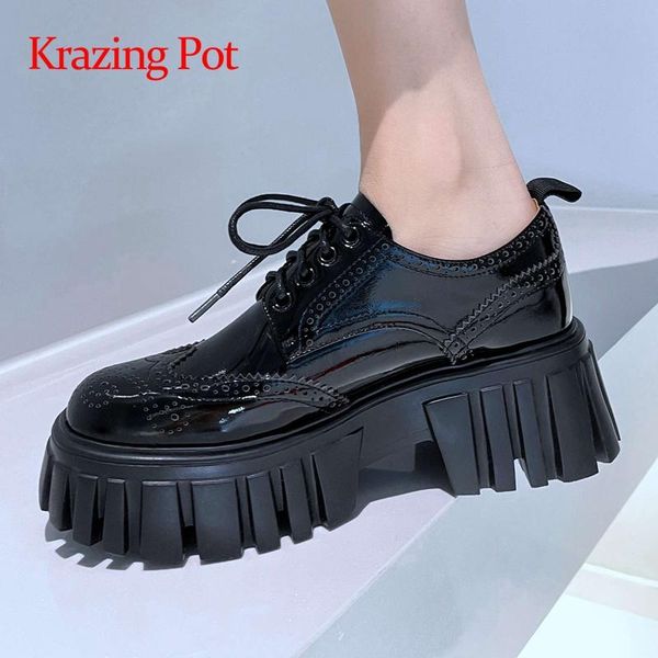 dress shoes krazing pot early spring arrival patent leather round toe high heels classic style beauty lady gladiator women pumps l1f8, Black
dress shoes krazing pot early spring arrival patent leather round toe high heels classic style beauty lady gladiator women pumps l1f8, Black