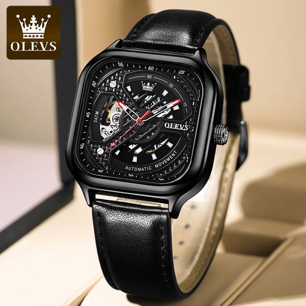 olevs montre homme 2021 men automatic watch steampunk mechanical stainless steel waterproof sport business watch 6634, Slivery;brown
olevs montre homme 2021 men automatic watch steampunk mechanical stainless steel waterproof sport business watch 6634, Slivery;brown