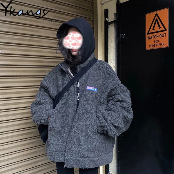 2021 plus size 2xl faux lamb wool women clothing autumn winter fashion coats thick jackets ladies casual parkas streetwear korean 7fk2, Black;brown
2021 plus size 2xl faux lamb wool women clothing autumn winter fashion coats thick jackets ladies casual parkas streetwear korean 7fk2, Black;brown