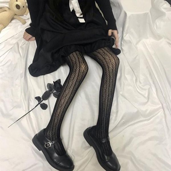 socks & hosiery japanese women fishnet tights hollow jacquard striped patterned stockings lolita student sweet lace stretch pantyhose, Black;white
socks & hosiery japanese women fishnet tights hollow jacquard striped patterned stockings lolita student sweet lace stretch pantyhose, Black;white