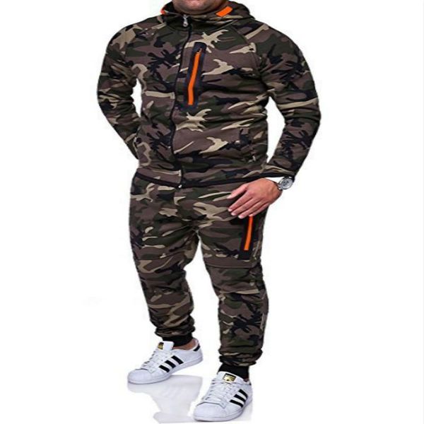 men's tracksuits 2021 autumn hooded sporting track sport suit sweatshirts camo sportswear zipper casual tracksuit two piece men set, Gray
men's tracksuits 2021 autumn hooded sporting track sport suit sweatshirts camo sportswear zipper casual tracksuit two piece men set, Gray