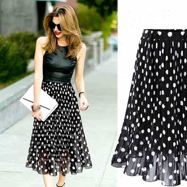 womens polka dot pleated high waist midi skirt flared skater holiday ladies casual wear 2021 new ad, Black
womens polka dot pleated high waist midi skirt flared skater holiday ladies casual wear 2021 new ad, Black