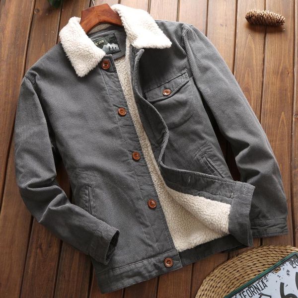 men's down & parkas 2021 winter jacket men parka coat corduroy cotton jackets thick warm coats fashion casual lapel fleece b589, Black
men's down & parkas 2021 winter jacket men parka coat corduroy cotton jackets thick warm coats fashion casual lapel fleece b589, Black