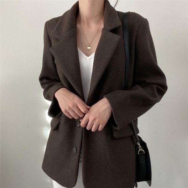 women's suits & blazers hzirip -xl thicken stylish women coats plus size woolen fashion all match slim 2021 office lady streetwear, White;black
women's suits & blazers hzirip -xl thicken stylish women coats plus size woolen fashion all match slim 2021 office lady streetwear, White;black