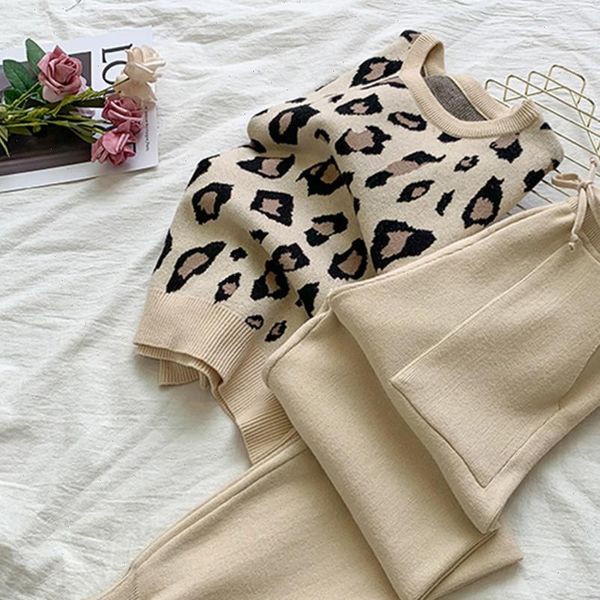 hma womens long sleeve knit leopard pullover sweaters elastic waist pants sets fashion trousers two pieces costumes outfit, Gray
hma womens long sleeve knit leopard pullover sweaters elastic waist pants sets fashion trousers two pieces costumes outfit, Gray