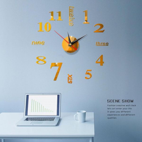 wall clocks 1pc home use modern european style clock 3d stickers simple acrylic mirror diy art accessories decor
wall clocks 1pc home use modern european style clock 3d stickers simple acrylic mirror diy art accessories decor