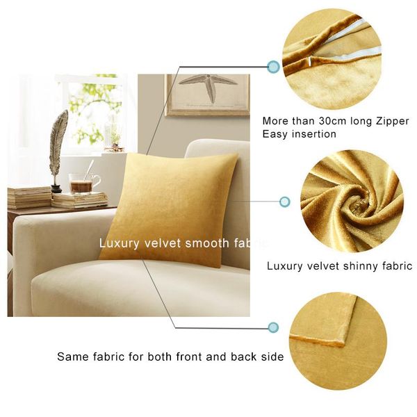 cushion/decorative pillow 2 packs gold decorative cushions covers cases for sofa bed couch modern luxury solid velvet home throw pillows sil
cushion/decorative pillow 2 packs gold decorative cushions covers cases for sofa bed couch modern luxury solid velvet home throw pillows sil