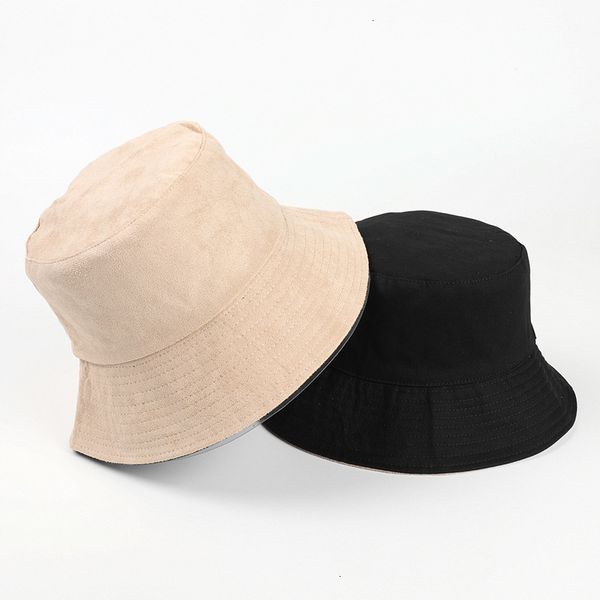 new autumn and winter double-sided suede all-match pure black fisherman mens hats winter hat men designers beanie hats, Blue;gray
new autumn and winter double-sided suede all-match pure black fisherman mens hats winter hat men designers beanie hats, Blue;gray