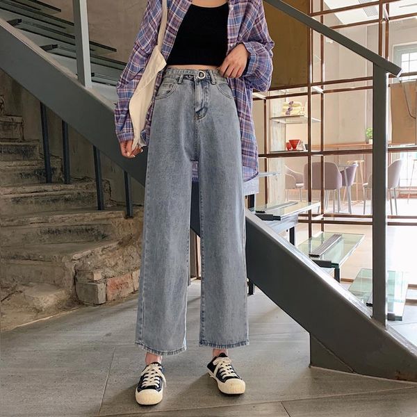 women's jeans woman pants spring and autumn high waist straight loose trousers washed for women pantalones vaqueros mujer, Blue
women's jeans woman pants spring and autumn high waist straight loose trousers washed for women pantalones vaqueros mujer, Blue