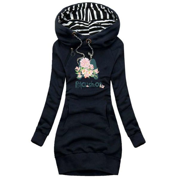 women's hoodies & sweatshirts fashion autumn ladies casual slim long dress oversize sweatshirt sleeve hooded for female, Black
women's hoodies & sweatshirts fashion autumn ladies casual slim long dress oversize sweatshirt sleeve hooded for female, Black