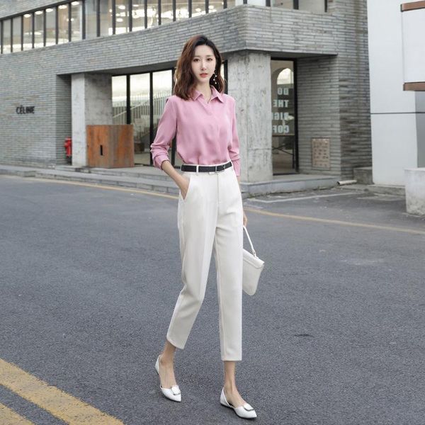 women's pants & capris 2021 women spring vintage chic straigh suit trouser female sashes pockets high waist pant lady casual loose all-, Black;white
women's pants & capris 2021 women spring vintage chic straigh suit trouser female sashes pockets high waist pant lady casual loose all-, Black;white