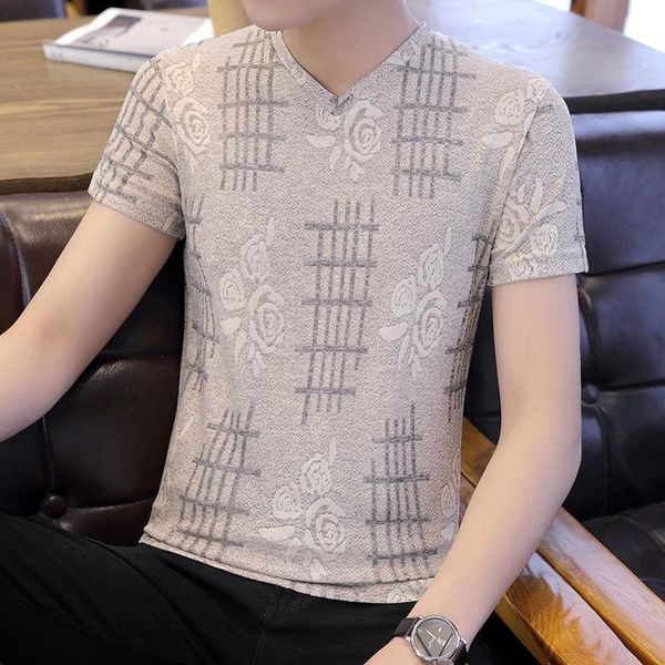 men's t-shirts 2021 fashion ice silk short-sleeved t-shirt summer trend bottoming shirt v-neck korean slim, White;black
men's t-shirts 2021 fashion ice silk short-sleeved t-shirt summer trend bottoming shirt v-neck korean slim, White;black