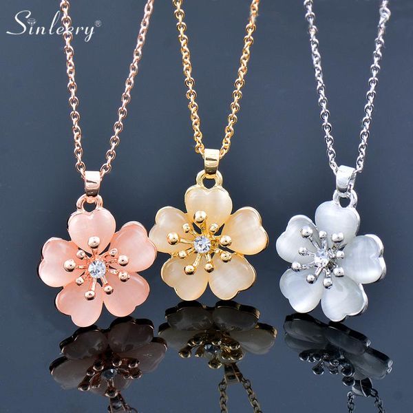 chokers sinleery korean simplicity solid opal plum flower pendant necklace rose gold silver color wedding jewelry for women xl260 ssp, Golden;silver
chokers sinleery korean simplicity solid opal plum flower pendant necklace rose gold silver color wedding jewelry for women xl260 ssp, Golden;silver