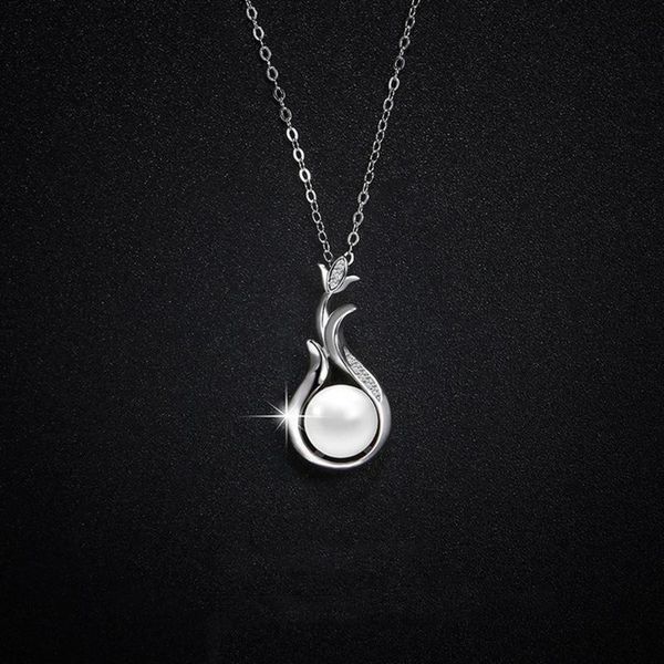 pendant necklaces japanese and korean ladies brass holiday gift pearl flower necklace personality fashion trend short clavicle chain, Silver
pendant necklaces japanese and korean ladies brass holiday gift pearl flower necklace personality fashion trend short clavicle chain, Silver