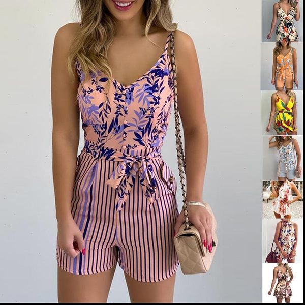 women summer print jumpsuit with belt sleeveless beach rompers bodycon slim strap bodysuit wide leg overalls playsuit clothing, Black;white
women summer print jumpsuit with belt sleeveless beach rompers bodycon slim strap bodysuit wide leg overalls playsuit clothing, Black;white