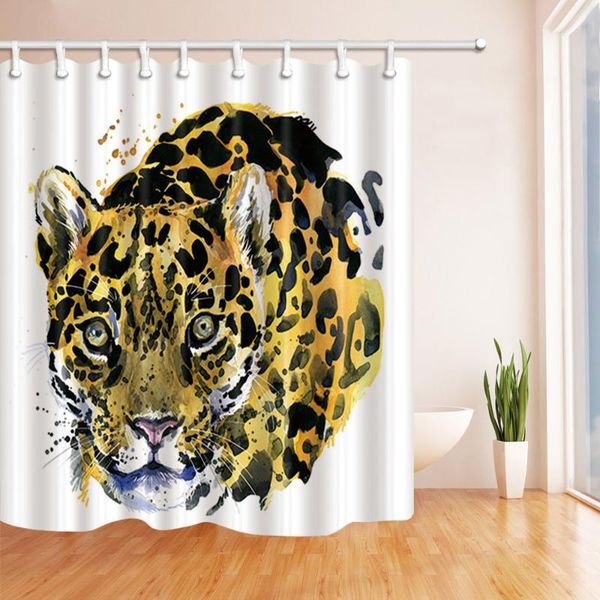 shower curtains animal leopard curtain brown yellow black ink painting white bathroom for lovers
shower curtains animal leopard curtain brown yellow black ink painting white bathroom for lovers