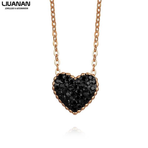 pendant necklaces women stone heart necklace black red rhinestone stainless steel gift for her girls, Silver
pendant necklaces women stone heart necklace black red rhinestone stainless steel gift for her girls, Silver
