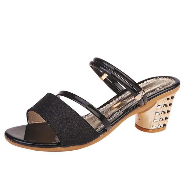 dress shoes vogue fashion women summer square high-heeled bright colors sandals mixed peep toe travel princess shoe may 31, Black
dress shoes vogue fashion women summer square high-heeled bright colors sandals mixed peep toe travel princess shoe may 31, Black