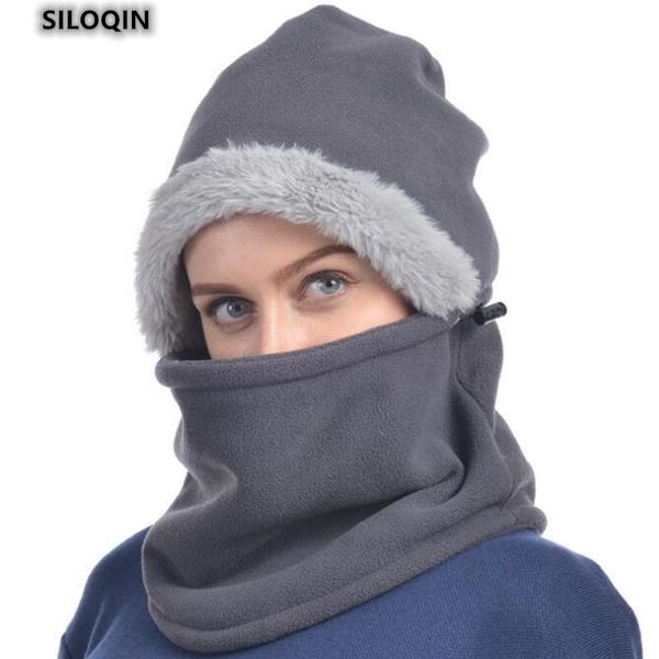 berets autumn winter men's women's plus velvet keep warm outdoor ear protection scarf bib beanie hat cycling ski hood gorra, Blue;gray
berets autumn winter men's women's plus velvet keep warm outdoor ear protection scarf bib beanie hat cycling ski hood gorra, Blue;gray