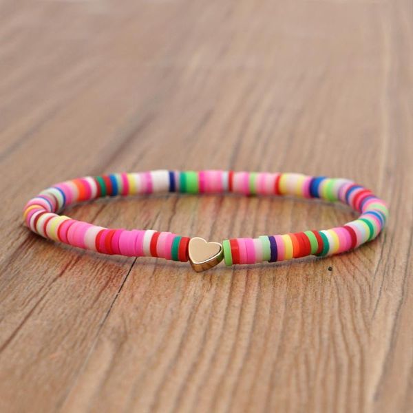 charm bracelets bohemian ethnic polymer clay multicolor bracelet for women fashion colorful beads heart boho vintage jewelry, Golden;silver
charm bracelets bohemian ethnic polymer clay multicolor bracelet for women fashion colorful beads heart boho vintage jewelry, Golden;silver