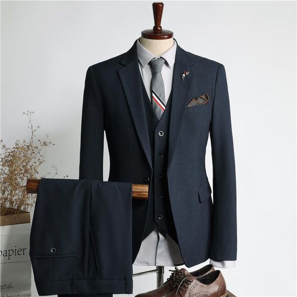 men's suits & blazers oimg suit three-piece business casual professional formal wear groomsmen groom wedding dress, White;black
men's suits & blazers oimg suit three-piece business casual professional formal wear groomsmen groom wedding dress, White;black