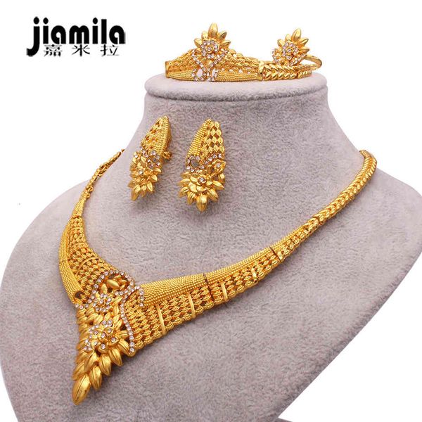 jewelry set jamila dubai bride 24k gold plated set necklace ring earring bracelet four piece, Slivery;golden
jewelry set jamila dubai bride 24k gold plated set necklace ring earring bracelet four piece, Slivery;golden