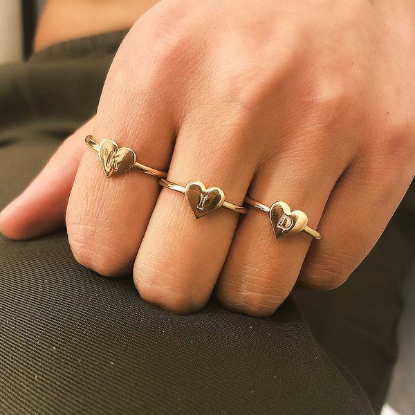 jewelry personality versatile street fashion hand simple 26 letter alloy set tail ring, Silver
jewelry personality versatile street fashion hand simple 26 letter alloy set tail ring, Silver