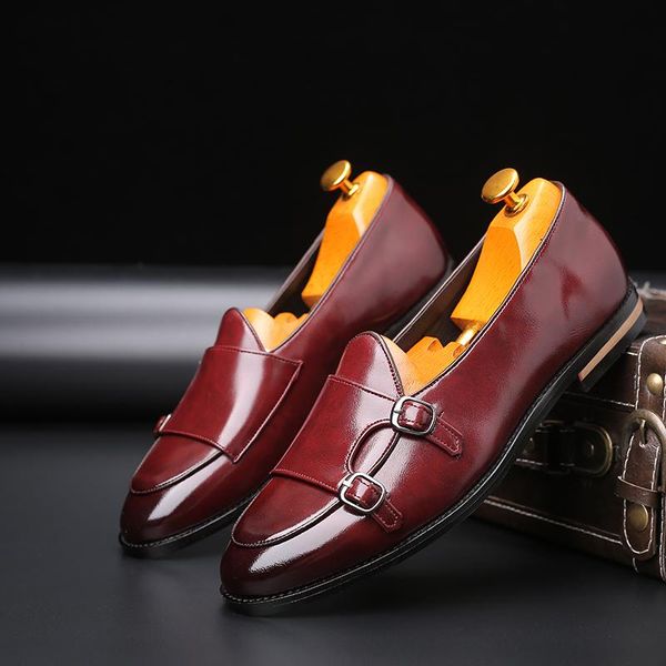 dress shoes classic business flat men designer formal leather men's loafers christmas party wedding big size, Black
dress shoes classic business flat men designer formal leather men's loafers christmas party wedding big size, Black