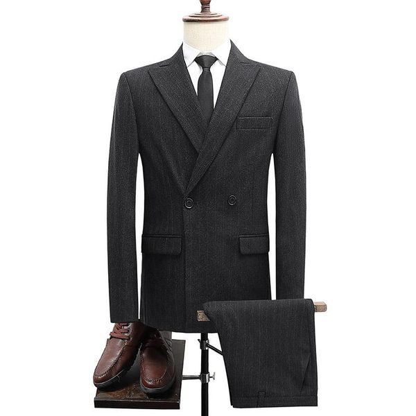 men's suits & blazers (jacket+pants) double breasted set elegant man dress mens business wedding 2 piece blazer hombre luxury, White;black
men's suits & blazers (jacket+pants) double breasted set elegant man dress mens business wedding 2 piece blazer hombre luxury, White;black