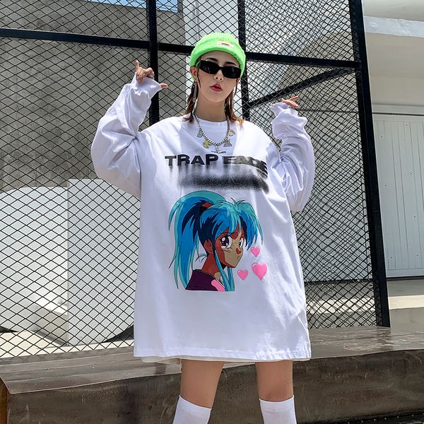 2021 new japanese style cartoon kawaii cute long sleeve clothes womens tshirt harajuku shirts oversized streetwear women clothing 1wfs, White
2021 new japanese style cartoon kawaii cute long sleeve clothes womens tshirt harajuku shirts oversized streetwear women clothing 1wfs, White