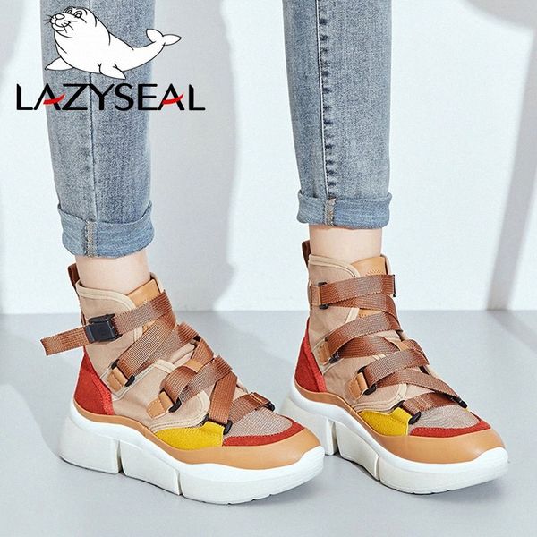 lazyseal new height increasing button platform women ankle boots shoes woman breathable round toe flats shoes womens sneakers s0pq#, Black
lazyseal new height increasing button platform women ankle boots shoes woman breathable round toe flats shoes womens sneakers s0pq#, Black