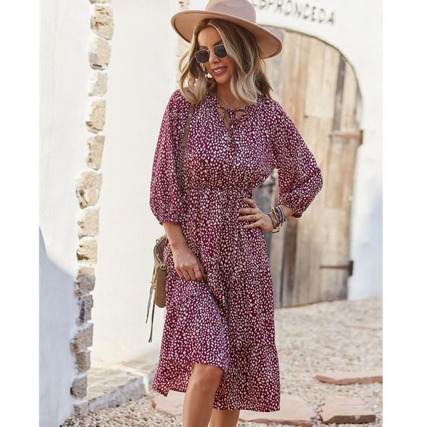 casual dresses autumn 2021 vestidos ruffles lace up leopard dress elegant high waist ladies frocks for women mid-calf long sleeve, Black;gray
casual dresses autumn 2021 vestidos ruffles lace up leopard dress elegant high waist ladies frocks for women mid-calf long sleeve, Black;gray