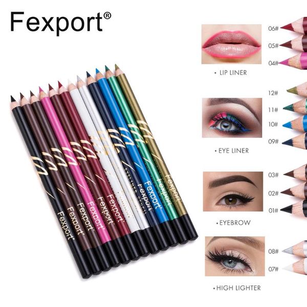 fexport 6 colors waterproof liquid eyeliner make up beauty comestics long-lasting eye liner pencil makeup tools for eyeshadow
fexport 6 colors waterproof liquid eyeliner make up beauty comestics long-lasting eye liner pencil makeup tools for eyeshadow
