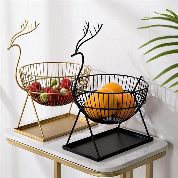 kitchen storage & organization fruit basket wrought iron double layer nordic creative elk drain vegetable rack organizer
kitchen storage & organization fruit basket wrought iron double layer nordic creative elk drain vegetable rack organizer