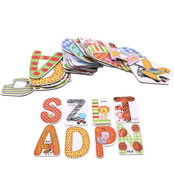 Baby Toy 26pcs Alphabet Educational Cards For Children Baby Zoo Series Cartoon Cards Preschool Education Memory Pair Game Toys
Baby Toy 26pcs Alphabet Educational Cards For Children Baby Zoo Series Cartoon Cards Preschool Education Memory Pair Game Toys