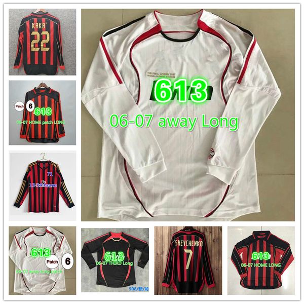 long sleeve 90 91 retro shirts home 96 97 gullit soccer jersey 01 02 03 maldini van basten football ronaldo kaka inzaghi 06 07 ac milan 2009, Black;yellow
long sleeve 90 91 retro shirts home 96 97 gullit soccer jersey 01 02 03 maldini van basten football ronaldo kaka inzaghi 06 07 ac milan 2009, Black;yellow
