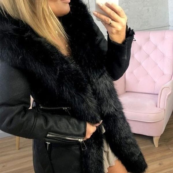 faux fur hooded long jacket winter warm slim fit belt parka jacket 2021 casaco feminino chaqueta hoody fashion streetwear, Black
faux fur hooded long jacket winter warm slim fit belt parka jacket 2021 casaco feminino chaqueta hoody fashion streetwear, Black