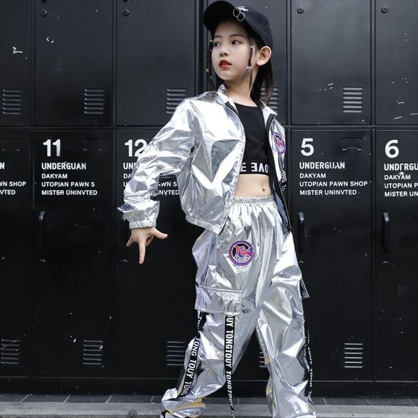 boys hip hop jacket girl jazz pants 2 pcs set kids sequins street dance outfit teen shining children costume streetwear, White
boys hip hop jacket girl jazz pants 2 pcs set kids sequins street dance outfit teen shining children costume streetwear, White