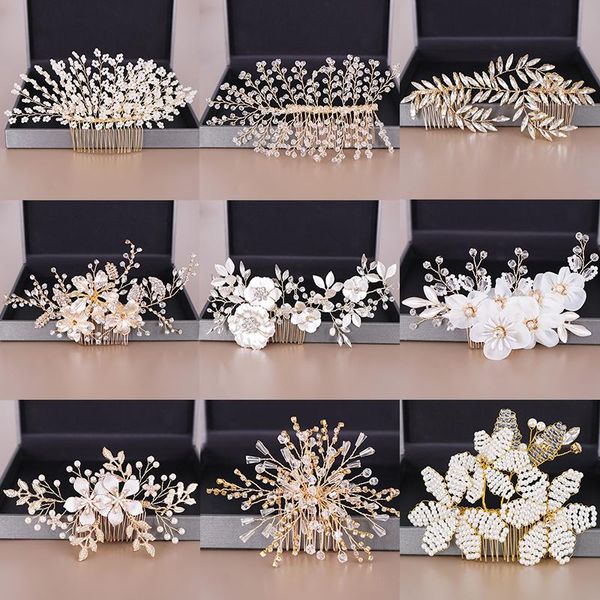 hair clips & barrettes fashion wedding accessories combs pearl crystal tiaras women jewelry gold floral freshwater pearls head ornament, Golden;silver
hair clips & barrettes fashion wedding accessories combs pearl crystal tiaras women jewelry gold floral freshwater pearls head ornament, Golden;silver
