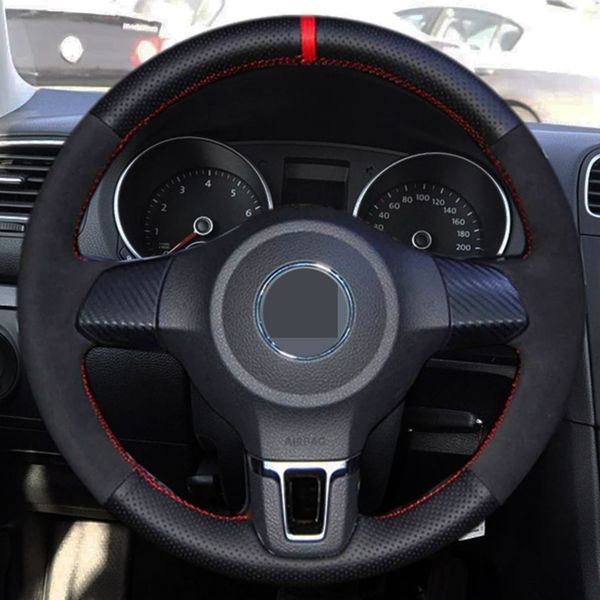 car steering wheel cover diy hand-stitched soft black suede for volkswagen golf 6 mk6 vw polo sagitar bora santana jetta mk5
car steering wheel cover diy hand-stitched soft black suede for volkswagen golf 6 mk6 vw polo sagitar bora santana jetta mk5