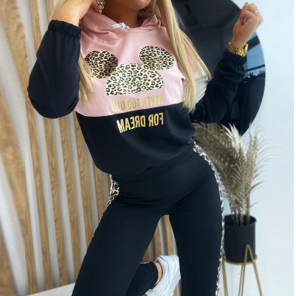 women's two piece pants mandylandy leopard splicing sweatshirt suit women 2 sets outfits tracksuits casual autumn sports wear clothing, White
women's two piece pants mandylandy leopard splicing sweatshirt suit women 2 sets outfits tracksuits casual autumn sports wear clothing, White