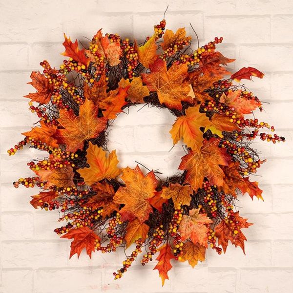 decorative flowers & wreaths 45cmflower wreath berry fall door wall ornament home decoration thanksgiving day holiday pendant bra
decorative flowers & wreaths 45cmflower wreath berry fall door wall ornament home decoration thanksgiving day holiday pendant bra