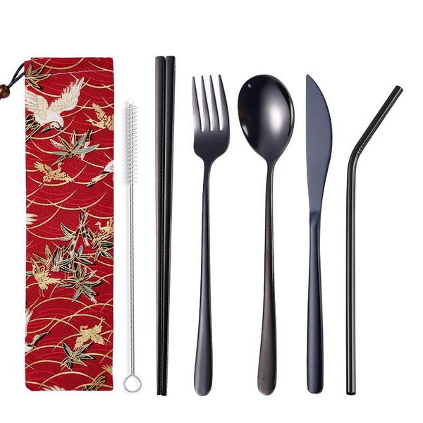 304 stainless steel korean cutlery rose gold flatware knife fork spoon straw travel utensil set
304 stainless steel korean cutlery rose gold flatware knife fork spoon straw travel utensil set